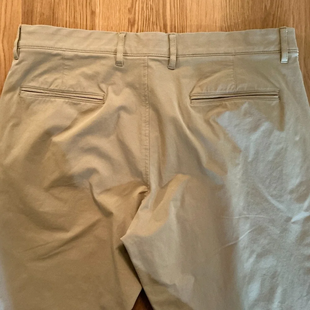 J.Crew 770 Straight Chino Pants 36x29 Khaki Stretch Re-Imagined BAW003 Slim